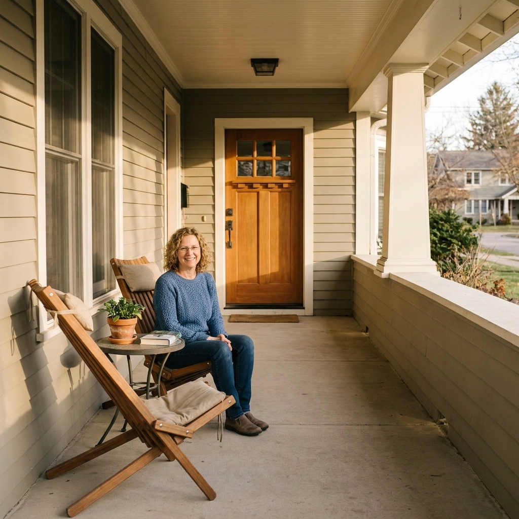 How to Arrange Furniture on a Long, Narrow Front Porch