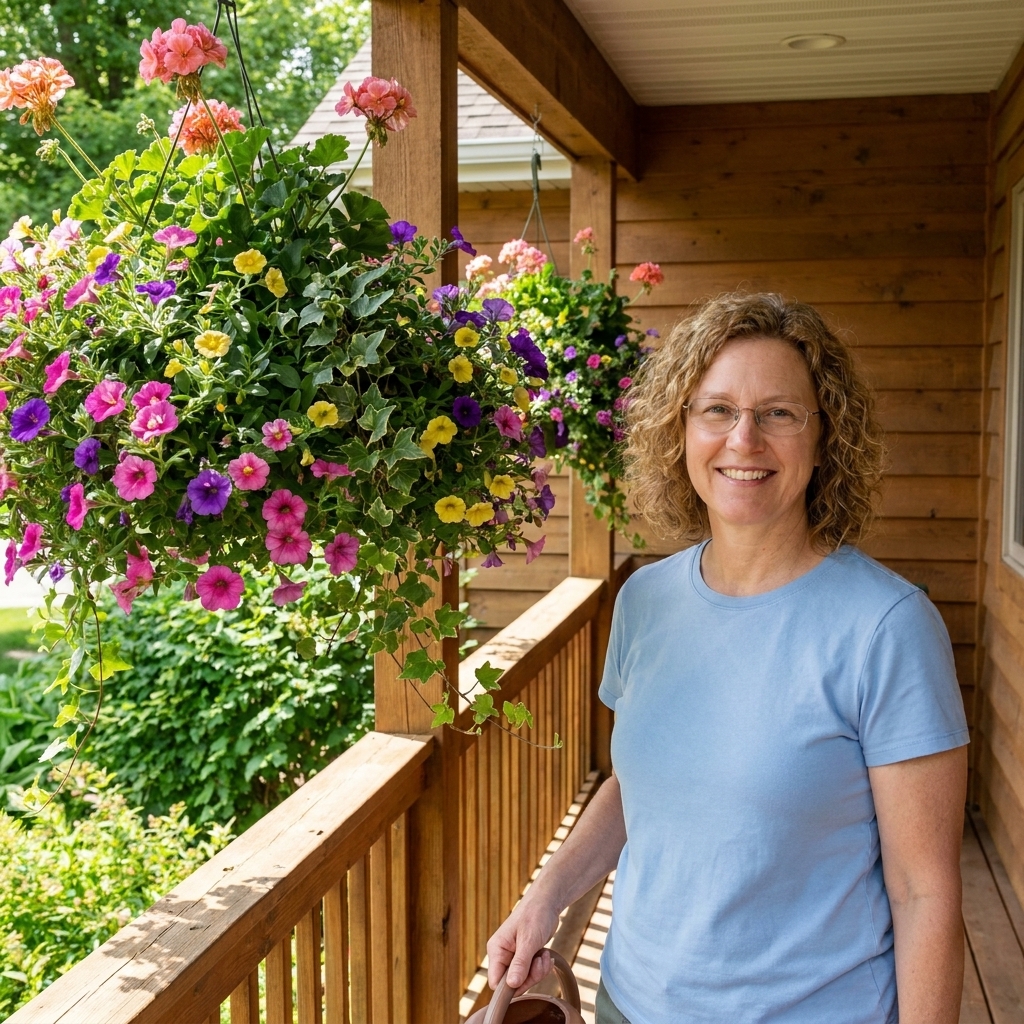 Keep Hanging Baskets Alive All Summer