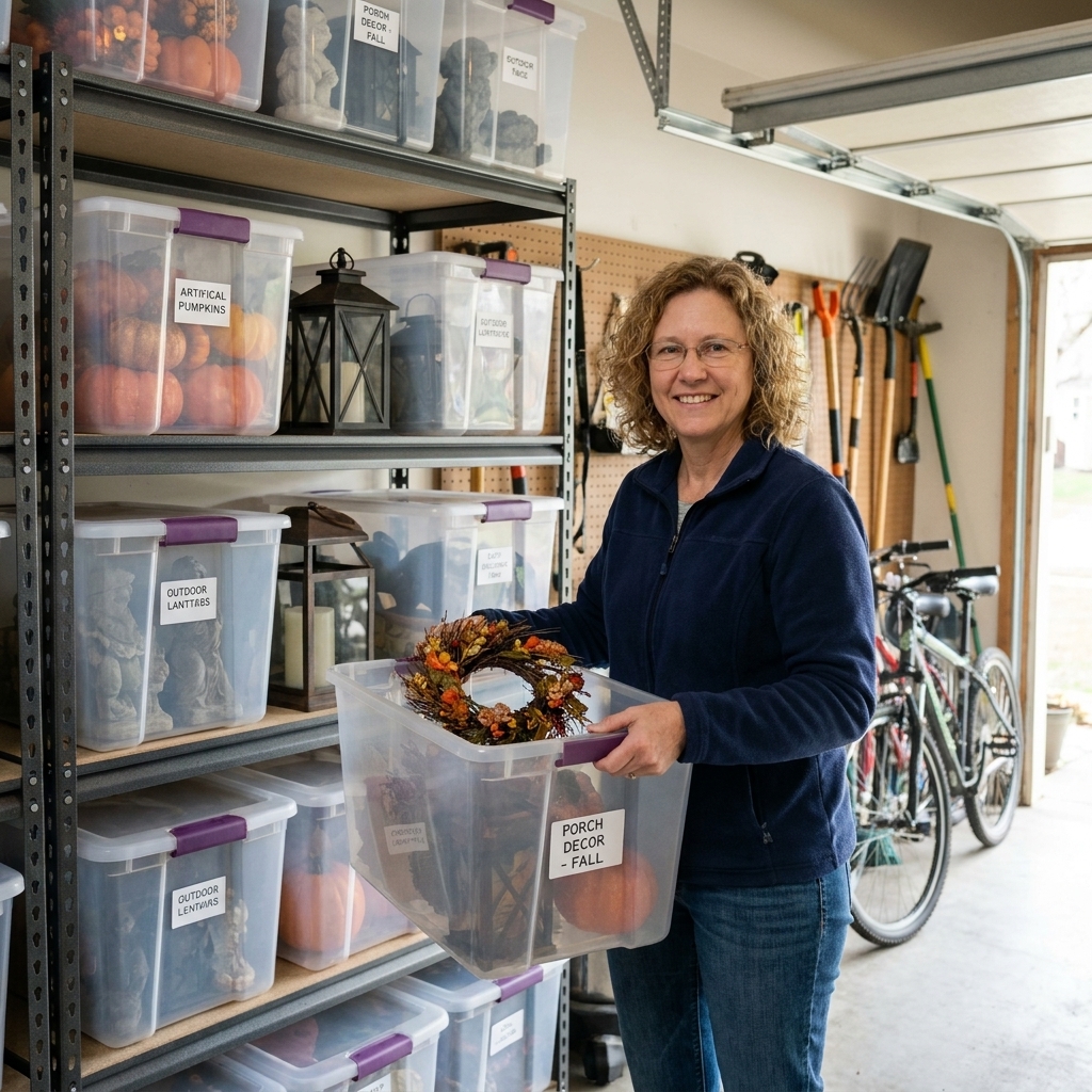 Store Seasonal Outdoor Decor Without the Damage